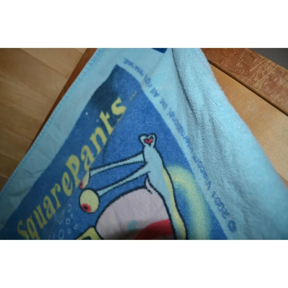 SpongeBob Square Pants & Gary The Snail Bath Towel 2001